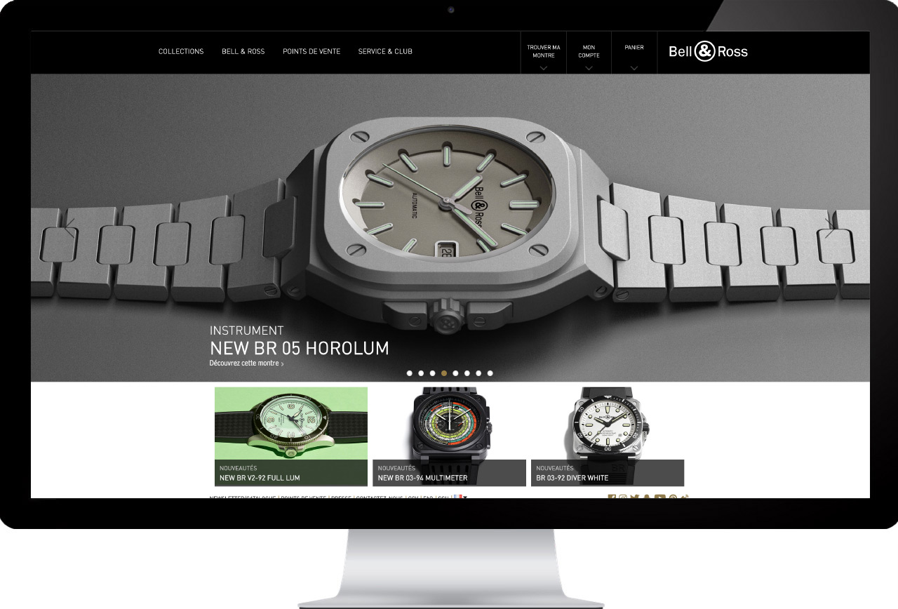 Bell & Ross' Website