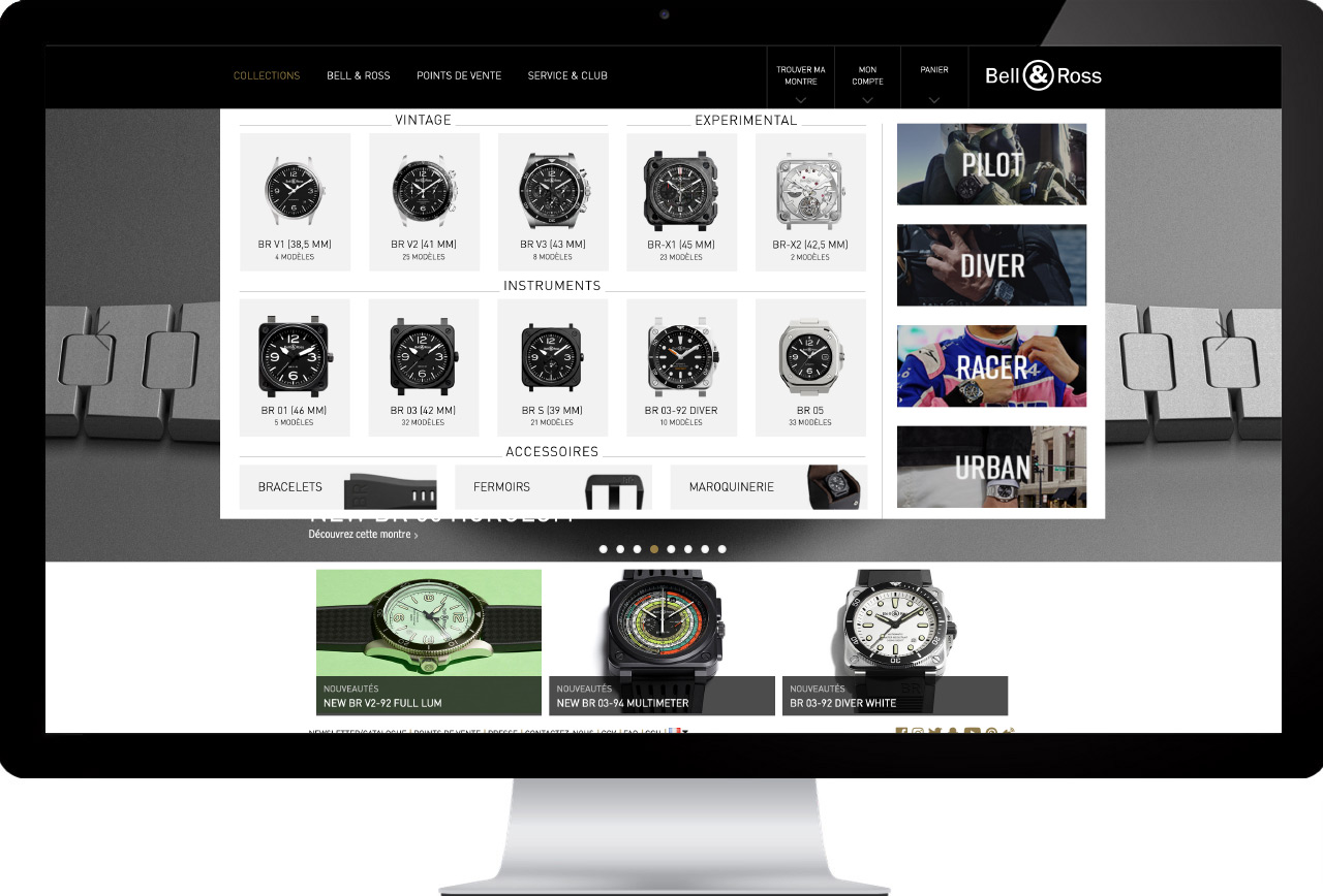 Bell & Ross' Website