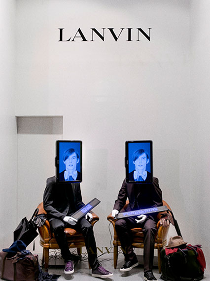 Video editing for Lanvin store window